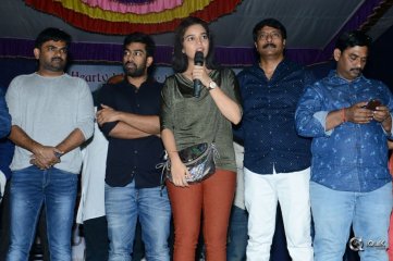 London Babulu Movie Team at KBN College Vijayawada